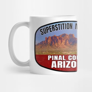 Superstition Mountain Arizona Pinal County Mug